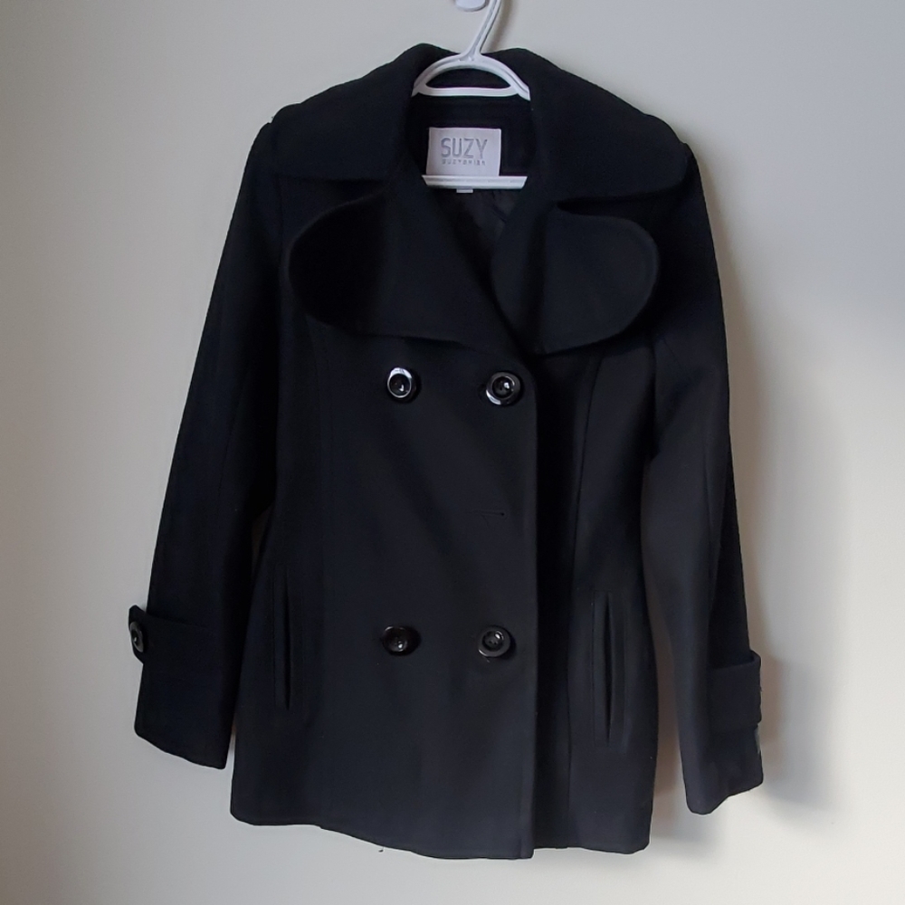 Wool blend peacoat